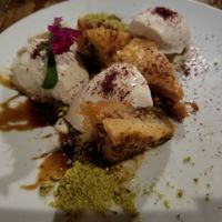 Baklava & Ice Cream - Vegan & Wow! Must try.  at Mesa Verde in Santa Barbara