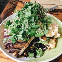Green Macro Bowl at Mesa Verde in Santa Barbara