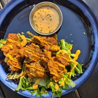 Vegan fried chicken, loved even by non vegans! at True Vegan in Delray Beach