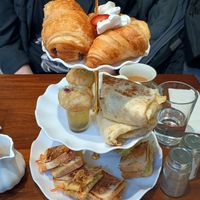 High tea (this wasn't even all of it!) at Soul Bowl in London