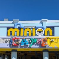 exterior at Universal Studios - Illumination’s Minion Cafe in Orlando