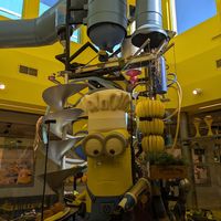 interior at Universal Studios - Illumination’s Minion Cafe in Orlando