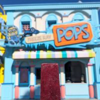 Blueberry Lemonade at Universal Studios - Freeze Ray Pops in Orlando