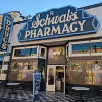 exterior at Universal Studios - Schwab's Pharmacy in Orlando