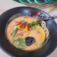 Spicy Ramen at Halal Wagyu & Vegan Ramen GYUMON SHIBUYA Center Gai in Tokyo