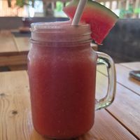 Watermelon juice at Bee Cafe in Southern Province