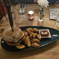 Veganer Burger at Fachwerk Hoffnungsthal in Nordrhein-westfalen