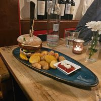 Veganer Burger at Fachwerk Hoffnungsthal in Nordrhein-westfalen