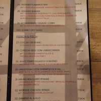 Speisen & Getränkekarte at Fachwerk Hoffnungsthal in Nordrhein-westfalen