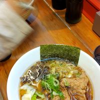 Sorry for the blurry hand ^^; at Kyushu Jangara Akihabara in Tokyo