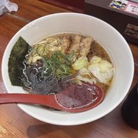 soy sauce ramen   at Kyushu Jangara Akihabara in Tokyo