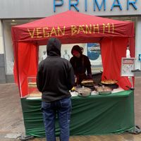   at Vegan Bahn Mi in England