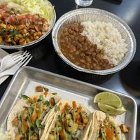 Tacos and a bowl of  at La Fonda Street - Detroit in Detroit