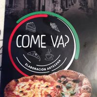 Menu at Come va? Pizza in Catalunya