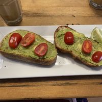 Avocado toast no eggs no cheese  at Cafe One Eight in Lancaster