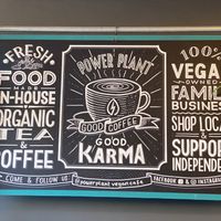 Vegan family at Power Plant Cafe in Plymouth