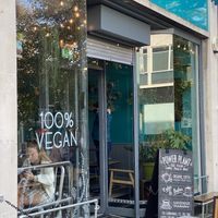 100% vegan at Power Plant Cafe in Plymouth