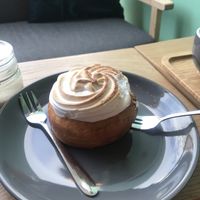 Lemon ménage donut 👌 at Power Plant Cafe in Plymouth