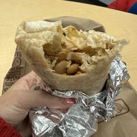 Sofritas burrito with pinto beans and white rice  at Chipotle in Lansing