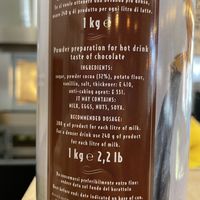 Hot chocolate powder ingredients   at Aregak Bakery and Café in Shirak Province