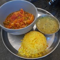 Lunch dish at Govinda's Swansea in Swansea