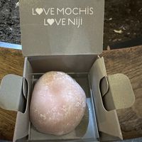 Vegan mochi options  at Niji Mochis in London