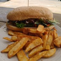 Jackfruit bahn mi at The Beach House Restaurant and Cafe in Port Stephens Council