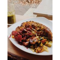 Vegan omlet at Kiez Vegan - Kortestrasse in Berlin