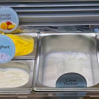 Lime sorbet at Scoop  in Phnom Penh