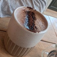 Oat hot chocolate at Roasters - Artisan Cafe in Edinburgh