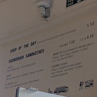 Vegan sandwich on menu at Roasters - Artisan Cafe in Edinburgh