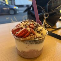 Incredible smoothie bowl at Palmetto—-I built my own. Such good options.  at Palmetto Superfoods - Beverly Hills in Beverly Hills