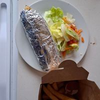 Burrito combo (vegan) at Burrito House Birkenhead in Auckland