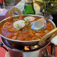 Channa masala, 190 baht (includes rice)  at Royal Restaurant in Hua Hin