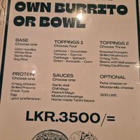Build your bowl with lots of vegan options at The Hangout - Hiriketiya in Southern Province