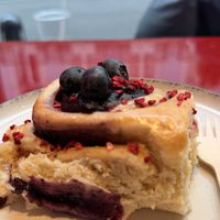 Blueberry roll  at Cinnamood Lisbon in Lisbon