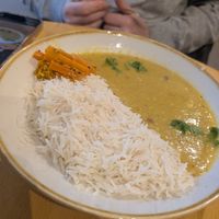 Lentils and rice  - Dal bhat at Mountain Momo in Edinburgh