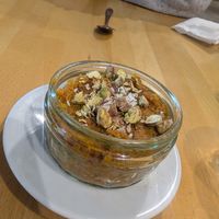 Carrot halwa at Mountain Momo in Edinburgh