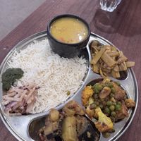 Nepalese Thali   at Mountain Momo in Edinburgh
