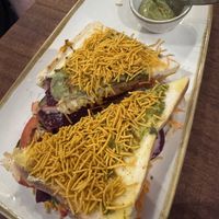 Bombay sandwich   at Mountain Momo in Edinburgh