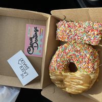 Donut and cookie slice at Cherry Darlings Bakehouse in Adelaide