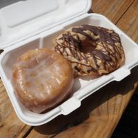 vegan donuts at Cherry Darlings Bakehouse in Adelaide