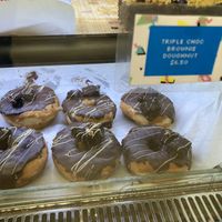 Triple choc brownie doughnuts. Will try next time  at Cherry Darlings Bakehouse in Adelaide
