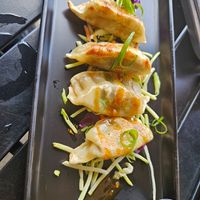 Pho mushroom potstickers at Great White Buffalo Brewing Co. in Northville