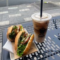 Nut milk coffee at Bánh Mì XANH - Bánh Mì Chay in Thanh Pho Ho Chi Minh
