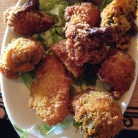 Vegetable Pakora (vegan) at Indira in Tel Aviv