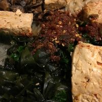 Sweet potato noodle bowl with spicy sauce, tofu, seaweed and veggies at Rice Bar - 19th St - Maybe closed in Washington