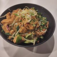 Tofu glass noodles (vegan) at Asiagourmet in Hessen