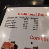 Custom veggie rolls can be made also at Shogun in New Caney