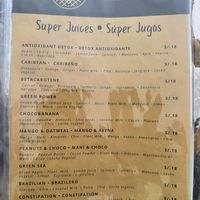 Menu  at Mystic by Prasada Pisac in Cuzco